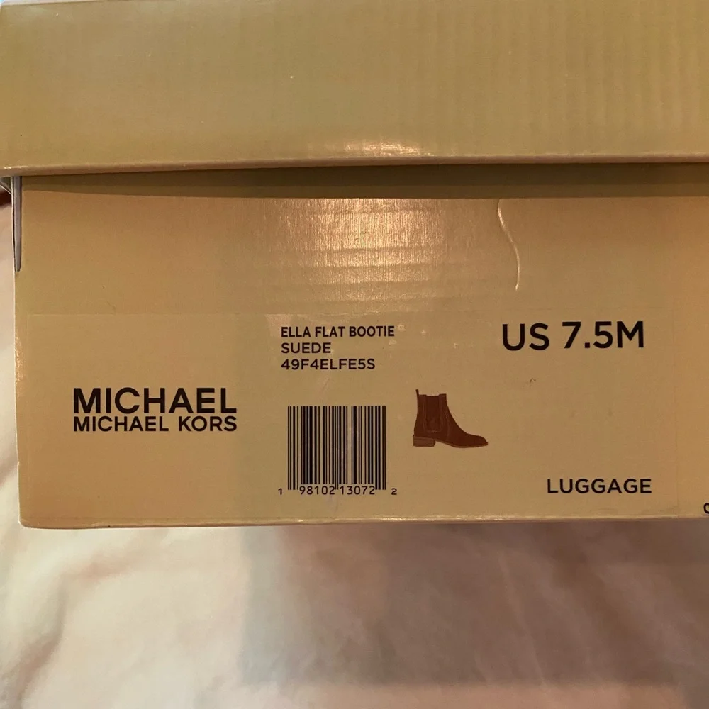 Michael Kors Suede Chelsea Boot